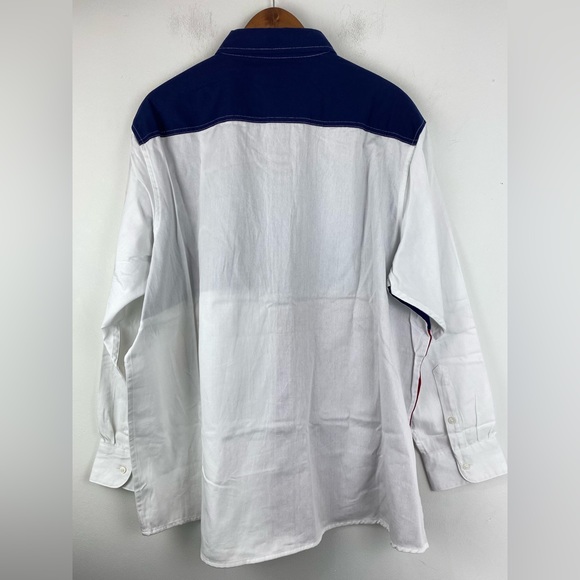 Wrangler size 2XL Men’s Texas Flag Long Sleeve Button Down Western Shirt - Picture 6 of 6